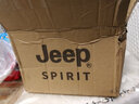 JEEP SPIRIT吉普秋冬帽子男羊毛混纺保暖鸭舌帽中老年男毛呢加厚平顶帽子加厚 藏青 均码 可调节65-61cm 实拍图