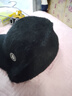 抖芊帽子女秋冬新款鸭舌帽子女士洋气显瘦棒球帽子冬天保暖百搭 黑色 实拍图