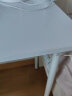 L&S LIFE AND SEASON 电脑桌折叠桌书桌办公室桌子学习桌简易餐馆桌写字桌BGZ635 白色100*50cm【加厚加固单层】 实拍图