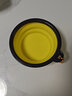 养只宠物（YOUNGER PET）宠物狗狗折叠碗外出水碗便携狗碗户外喝水碗随行用品饮水碗食粮盆 小号黄色折叠碗 7662152945 实拍图