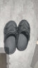 匹克态极鲲鹏拖鞋时尚凉鞋舒适沙滩软弹洞洞鞋ET42811L 全黑 晒单实拍图