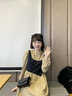 INJOYLIFE休闲百搭通勤女包小方包斜挎包时尚单肩包链条包迷你小挎包 黑色 实拍图