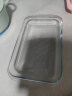 格娜斯长方形耐热玻璃烤盘烤箱用微波炉专用鱼盘餐盘菜盘1.6L 实拍图
