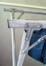 比新晾衣架落地晒衣架可折叠阳台晾晒架不锈钢晾衣杆两杆1.6mBX-L4711 实拍图
