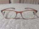 夕阳红防蓝光老花镜男女中老年人全框TR90超轻老花眼眼睛老光中老人眼镜 E9004T茶色 350度 建议70-74岁 实拍图