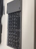 安麦威 超薄折叠无线蓝牙键盘鼠标套装 安卓手机平板笔记本电脑ipad通用小型便携带数字向日葵远程 【三折叠触控版】灰黑色 实拍图