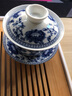 恒铭昌景德镇青花瓷盖碗茶杯陶瓷泡茶杯茶具敬茶碗单个三才杯手抓壶 特大号国色天香盖碗400ml 实拍图