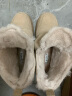 天美意靴子商场同款厚底简约雪地靴女休闲靴加绒CPP41DD3 浅灰色（羊毛里） 39 晒单实拍图