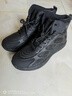 强人男靴防穿刺户外训练短靴子加绒保暖运动骑行靴 JD013R 黑色 44 实拍图