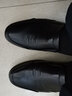 老人头男鞋2025冬季新款真皮透气休闲皮鞋男轻便一脚蹬驾车鞋男 单鞋款-黑色 38 实拍图