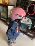 野马（YEMA）3C认证207S儿童头盔男女童夏季轻便式电动车半盔摩托车安全帽 均码 粉红梦想女孩配透明长镜 实拍图