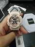 卡西欧（CASIO） 女表G-SHOCK GIRLS防震运动樱花粉石英表日韩表女士腕表送女友 GMA-S120MF-4A樱花粉 实拍图