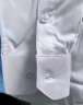 KIN DON金盾纯色衬衫男商务正装舒适棉质休闲夏季男士白衬衣白色3XL码 实拍图