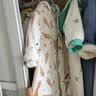 童泰秋冬季婴儿衣服1-24月宝宝外出夹棉连帽连体哈衣 白色 80cm 实拍图