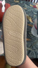 内泊【超舒服】乳胶棉麻拖鞋男士春秋超大码防滑防臭亚麻布拖鞋女灰37 实拍图