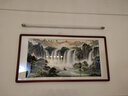 迅典国画山水画鸿运当头挂画客厅装饰画办公室字画风水画沙发背景墙画 B款【旭日东升】 实木带框123*63CM(有机玻璃） 实拍图