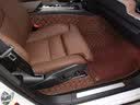 懒狼 沃尔沃XC90脚垫s90 s80l s60 V90CC XC60全包围真皮汽车脚垫 【头层牛皮】内饰咖+耐磨碳纤丝 沃尔沃XC60专用 实拍图