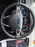 适用于福特新蒙迪欧真牛皮手缝方向盘套经典福克斯/福睿斯/锐界翼虎/博金牛座探险者汽车改装把套四季通用 黑色 实拍图