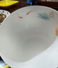 华光国瓷 骨瓷盘子 抗菌餐具碟盘筷勺 中式骨瓷家用餐具 春江水暖 鱼盘 1个 12英寸 实拍图