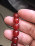 菜百首饰新年礼物 时尚玛瑙手串男女款  定价 JS 红玛瑙手串8mm 实拍图