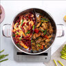 Momscook 慕厨（） 不锈钢火锅鸳鸯锅火锅锅304两用锅 电磁炉燃气通用28cm 32×11cm鸳鸯火锅（XR-YY3211） 实拍图