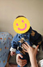 迪士尼（Disney）婴儿衣服秋季软牛仔儿童连体衣周岁百天男宝宝春秋装外套外出爬服 蓝色+包包 90cm 建议身高80-1岁半-2岁 实拍图