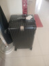 DTA行李箱女男大容量新款2025铝框款超大号托运密码皮箱旅行拉杆箱子 酷炫黑 26英寸 (适合7-15天出行) 实拍图