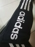 阿迪达斯（adidas）男裤 25秋季新款运动裤跑步训练裤子棉质透气休闲束脚针织长裤 绅士黑/双层针织/主推款 XS 码【160-165cm/100-110斤】 实拍图