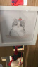 伊眸（YIMOU）实木相框正方形空框摆台7寸画框拼图框6寸8寸油画框十字绣相框 白色 7寸摆挂【可放17.8*17.8cm】 实拍图