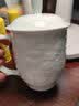 御嘉斋影青雕刻陶瓷杯办公茶杯大容量带盖纯手工水杯子马克杯可定制礼物 影青大业千秋办公杯 400ml 实拍图