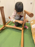 风叶青青北欧实木书桌电脑桌简约现代家用学生写字台卧室书房简易办公桌 胡桃色单桌+牛角椅（升级版） 120cm*60cm*75cm双抽屉 实拍图