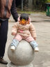 南极人儿童反穿衣宝宝罩衣冬季加厚泰迪绒保暖男童女童防水防油防污围裙 杏色小兔子灯芯绒 100码（90-100cm 2-4岁 ） 实拍图