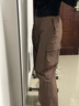 蕉内（Bananain）【赵露思同款】氧气505 Proof女士工装阔腿裤三防裤子24秋冬新款 杉木棕 XL 实拍图