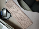 航世（BOW）HW256C 无线键盘 超薄便携巧克力键盘 防泼溅 笔记本台式办公通用键盘 外接USB数字键盘 粉色 实拍图