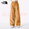 The North Face北面休闲裤女户外舒适灯芯绒阔腿长裤81S9 卡其色/I0J 6 实拍图