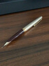 PILOT【圣诞礼物】百乐Elite95s钢笔经典复刻14K金尖口袋便携金笔成人送礼高档套装 酒红色【墨水套装】 M尖/约0.7mm 实拍图