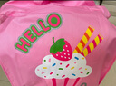 lemonkid儿童雨衣男女童小学生雨披带书包位上学 粉色蛋糕 XL 实拍图