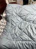 雅鹿·自由自在A类抗菌纤维被子被芯秋冬天季加厚被褥棉被5斤180*220cm 蓝小格 实拍图