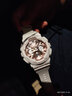 卡西欧（CASIO）GSHOCK手表女防水运动潮流经典三眼双显石英腕表情人节礼物送女友 GMA-S120MF-7A2樱花白+200米防水 实拍图