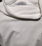 真维斯（JEANSWEST）长袖t恤男装秋冬季款保暖内搭打底衫双面加绒纯色男士长袖上衣服 低领 白色 纯色 L 【亲肤保暖】 实拍图