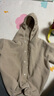 嘟嘟家宝宝连帽外套加厚冬装小童抓绒上衣韩版儿童冬季上衣童装保暖冬装 驼色 120 实拍图