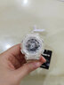 卡西欧（CASIO）Baby-g女表防震防水双显石英表多功能时尚运动学生礼物推荐 冰韧透明白BA-110CR-7A 实拍图