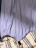 秋鹿睡衣女士夏季纯棉圆领印花短袖七分裤休闲可外穿家居服套装 紫色17（升级版） XL 晒单实拍图