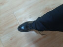 品牌商务正装皮鞋男休闲鞋英伦潮流新郎真皮内增高韩版结婚皮鞋男士冬季加绒加厚棉鞋男小码皮鞋37码 奈驷 黑色内增高5CM 37.5 实拍图