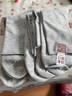 老人松口袜子中老年人加大宽松不勒脚棉袜男女肿脚胖夏薄秋冬厚款 6双浅灰 均码 松口定做款.薄款男【37-44码】 实拍图