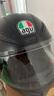 AGV K1S头盔K1摩托车机车全盔四季通用全覆式跑盔男女广角通风透气3C K1S-MATT BLACK XL（适合59-61头围） 实拍图