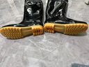 回力男士中高筒雨鞋雨靴胶鞋套鞋防水鞋HXL07-B 黑色高筒 41  实拍图