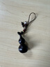 京华烟云手机挂件葫芦紫檀挂饰创意礼品吊坠男女款挂绳U盘防丢手机链（生日节日创意礼物）可免费刻字 紫光檀中号无八卦 实拍图