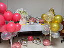 多美忆气球生日场景布置生日气球装饰道具开业周年庆派对地飘深粉闪片 实拍图
