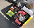 克鲁尼车载工具箱应急救援14件套标准版充气泵、拖车绳、搭车线、安全锤 实拍图